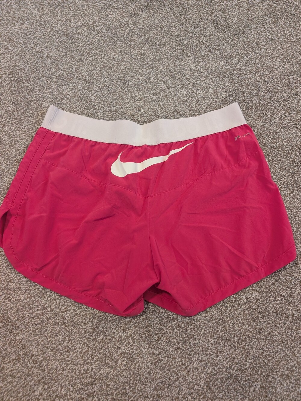 Nike Pink Athletic Shorts Logo Band Women's Medium